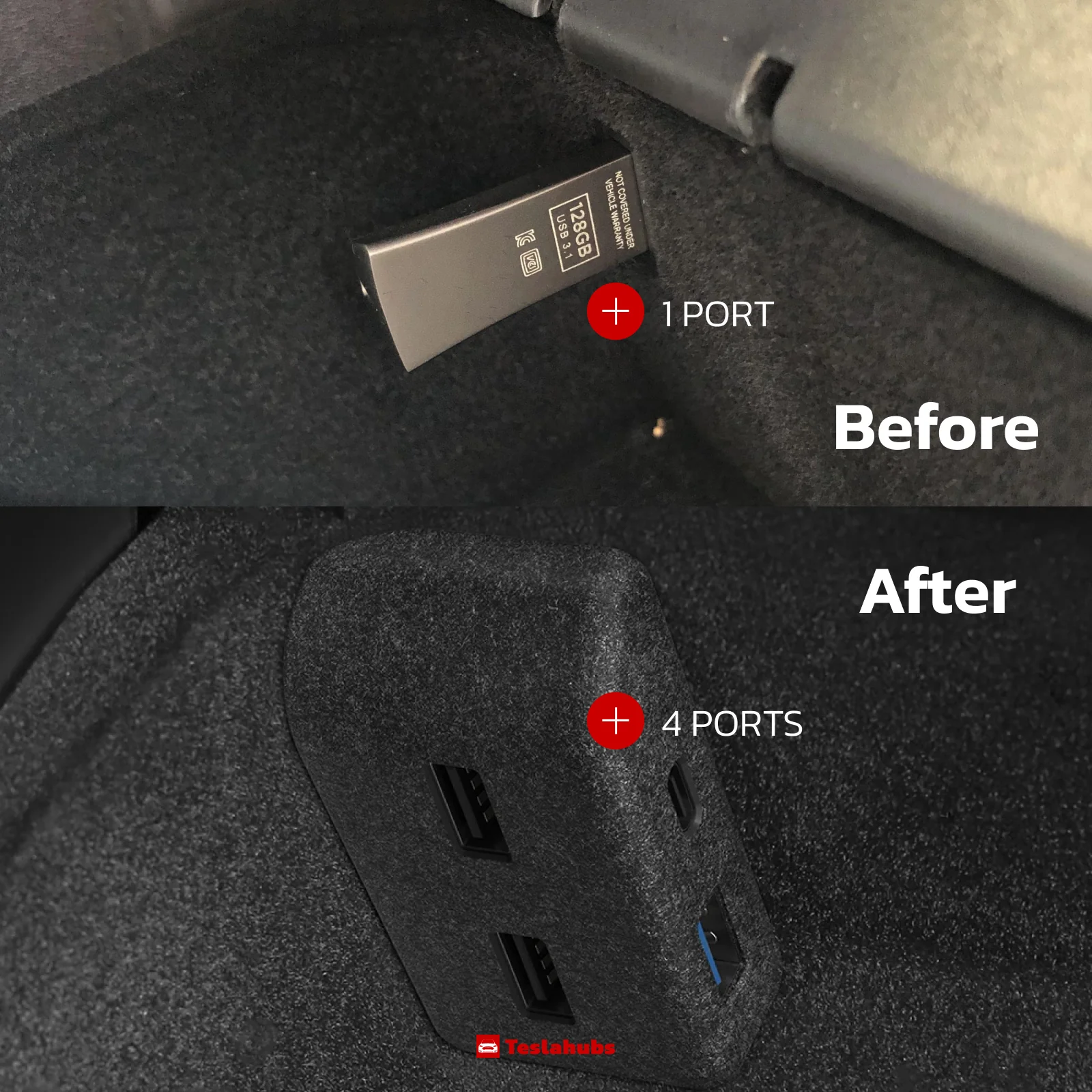 Teslahubs™ Glove Box USB-Hub - Image 3