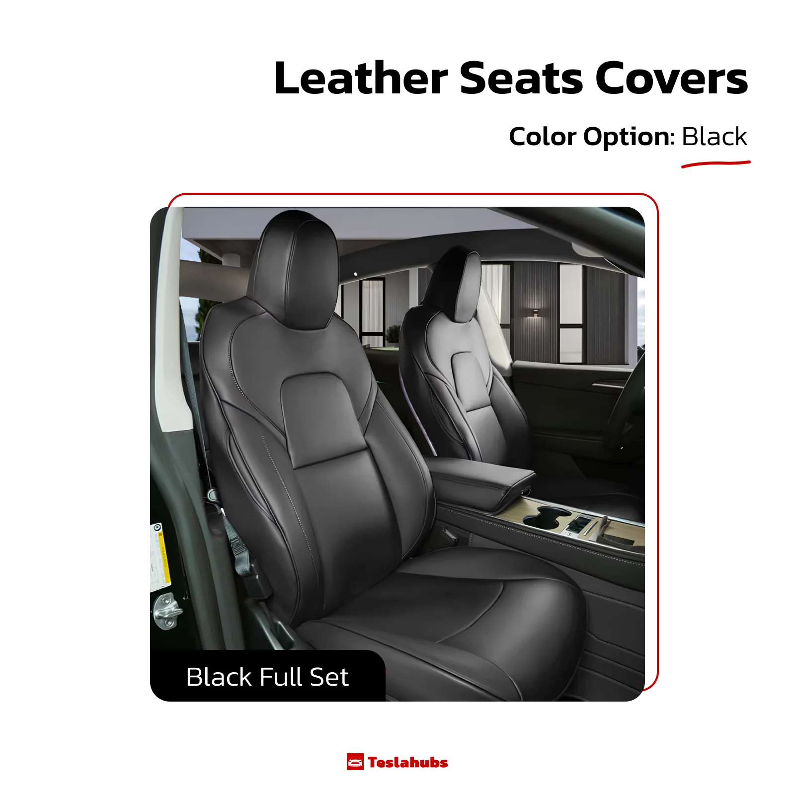 Teslahubs™ Leather Seat Covers - Image 3
