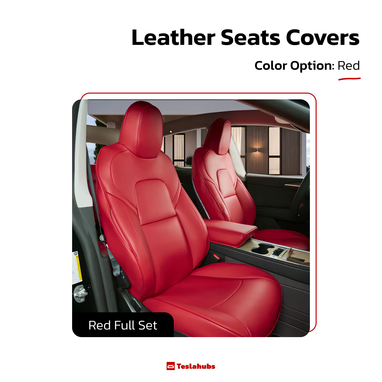 Teslahubs™ Leather Seat Covers - Image 6