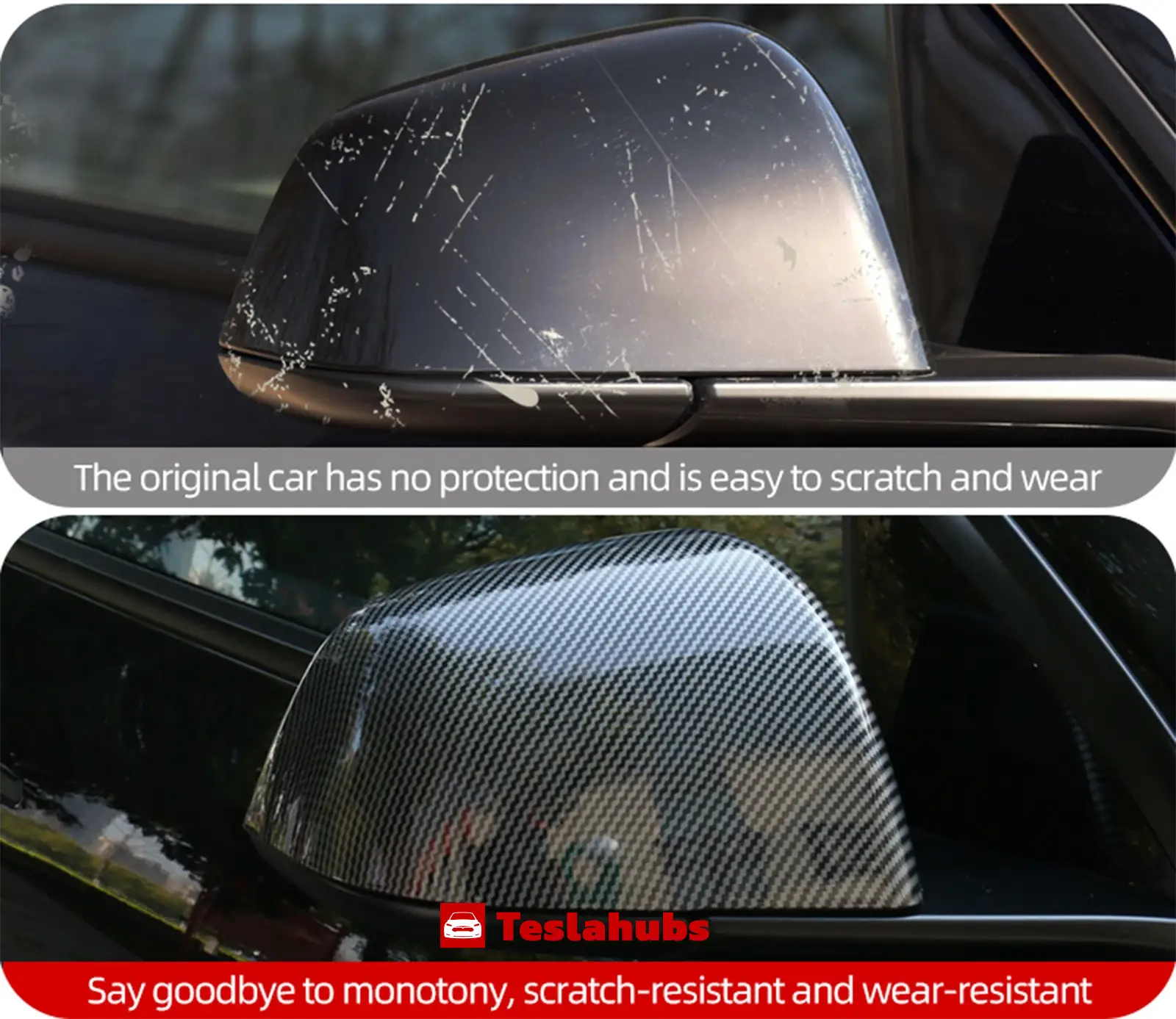 TeslaHubs™ Mirror Covers for Model 3 / Y - Image 3
