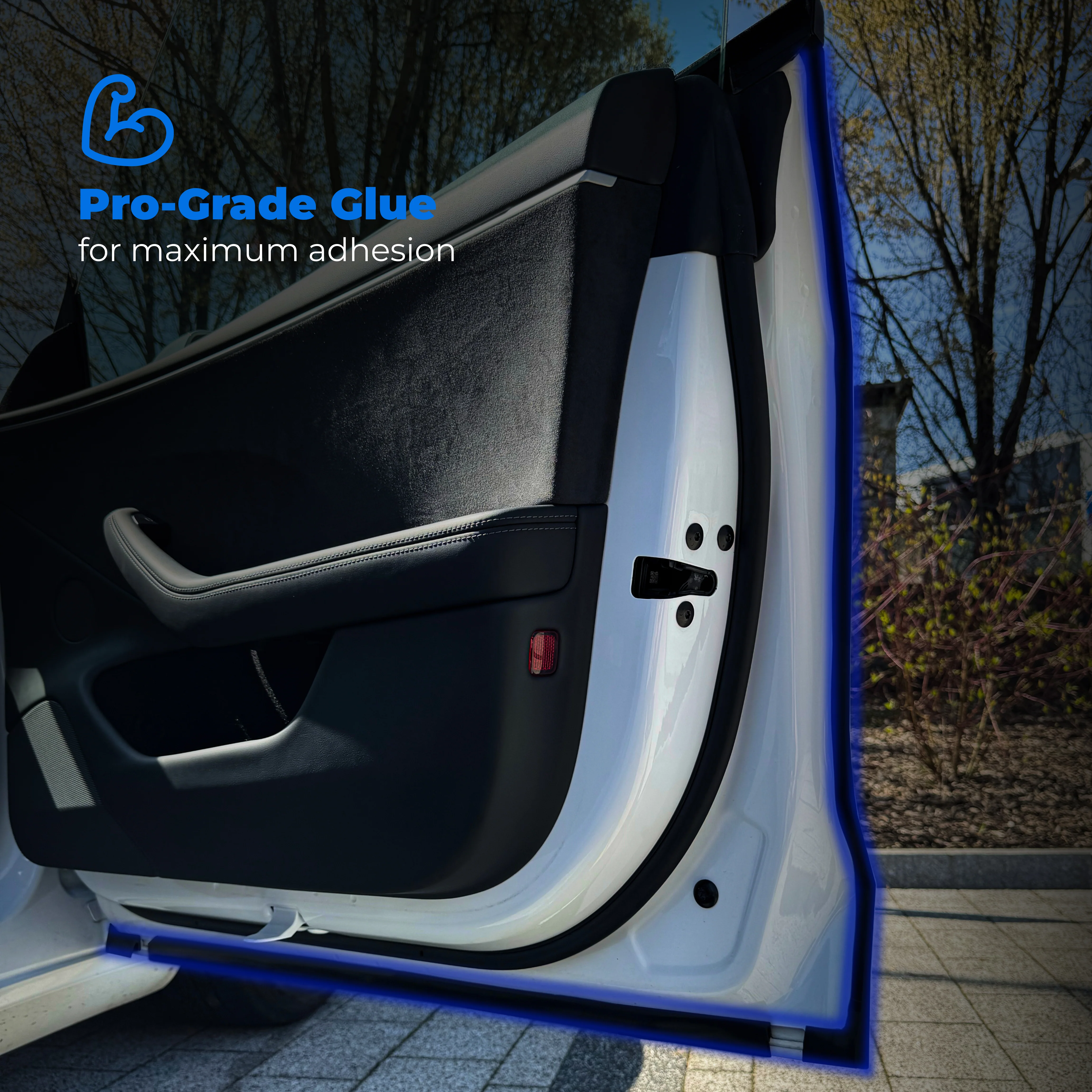 TeslaHubs™ ProGuard: Advanced Noise Reduction & Weatherproofing Kit Blue Edition - Image 5