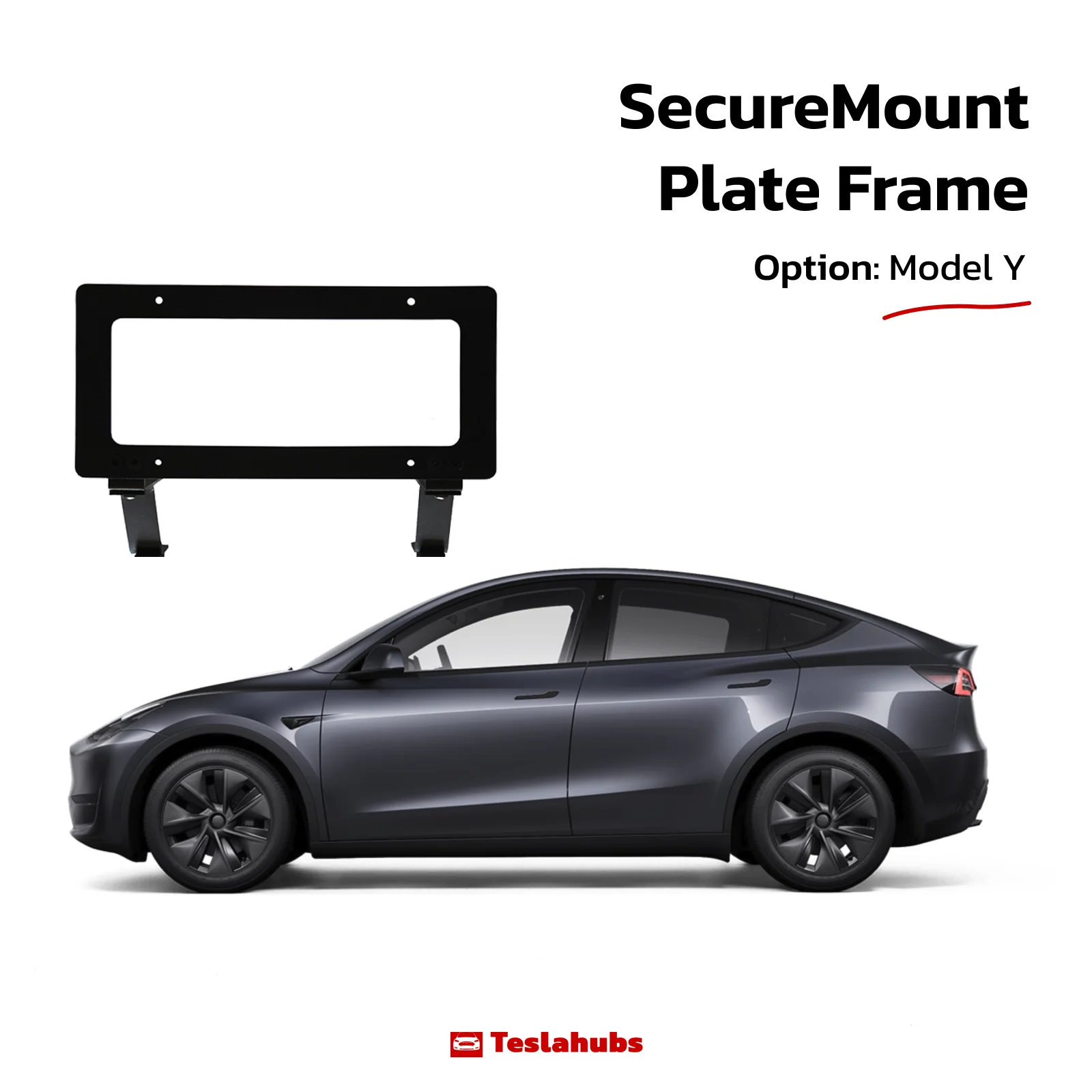 TeslaHubs™ SecureMount Front License Plate Frame - Image 4
