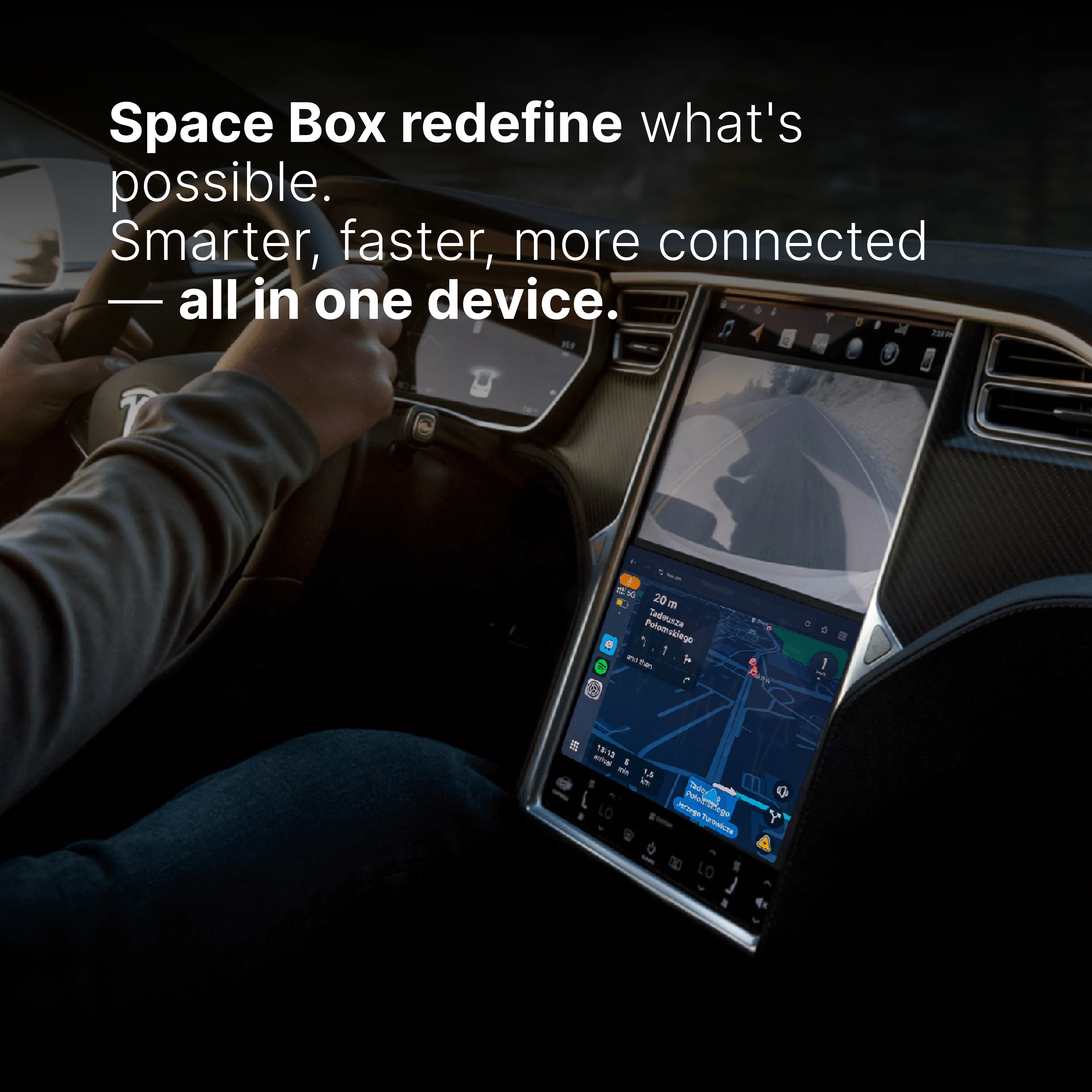 Teslahubs™ Space Box - CarPlay for Y, 3, S, X, Cybertruck, Juniper - Image 12