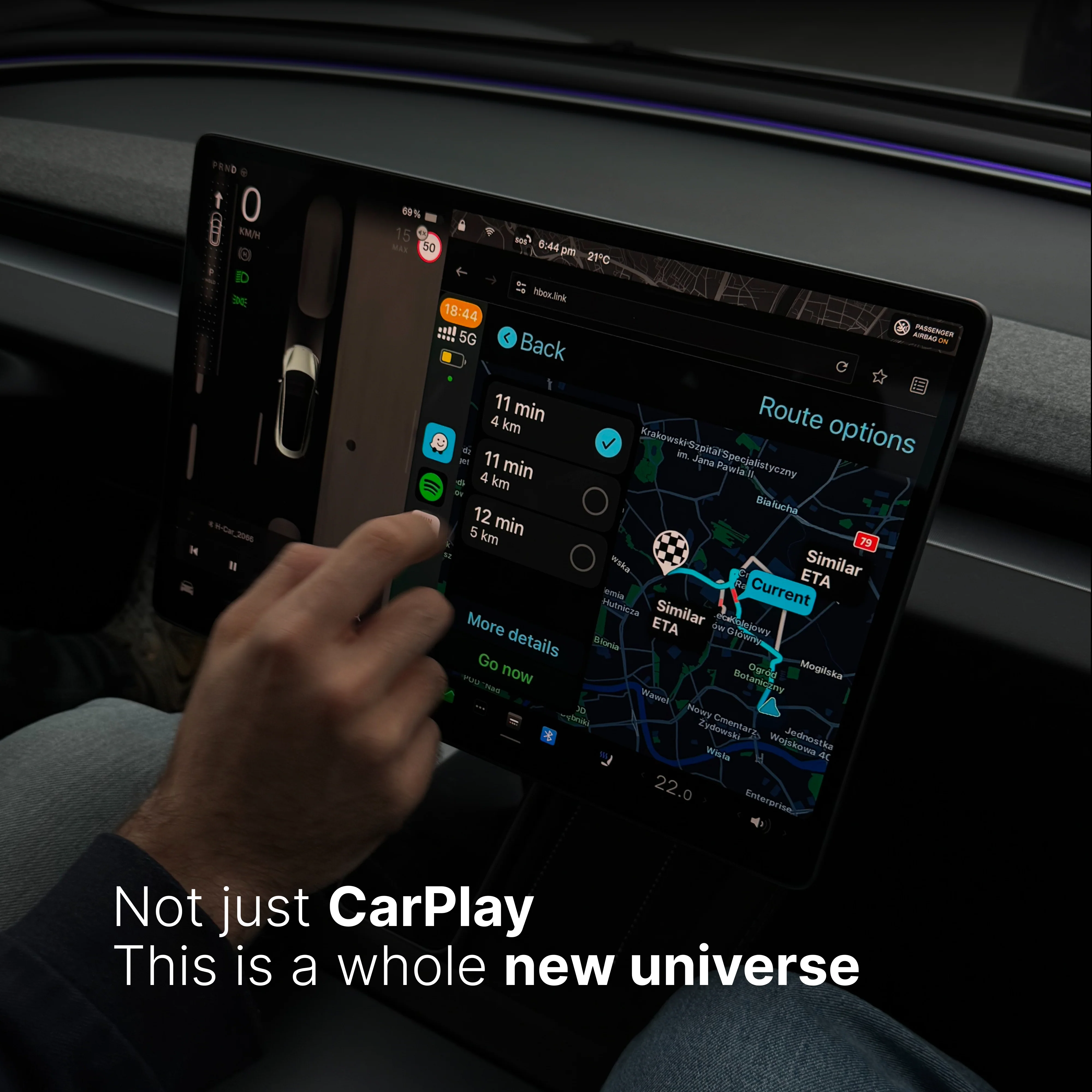 Teslahubs™ Space Box - CarPlay for Y, 3, S, X, Cybertruck, Juniper - Image 6